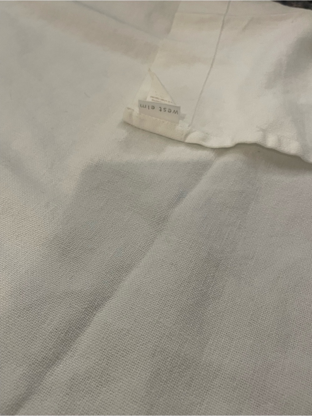 6 West Elm White Linen Blend Grommet Panels 48 x 108 - 6 Panels - Picture 11 of 14